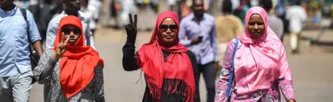 AFP Women protesting