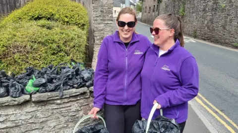 BBC Lucy Mills (left) and Elen Kelly