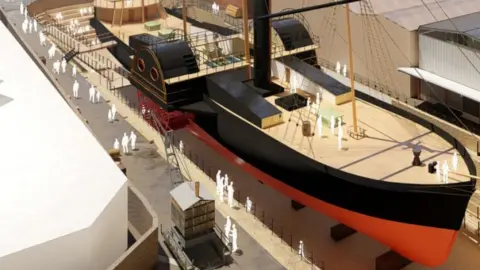 SS Great Britain Trust Artist's impression of the SS Great Western