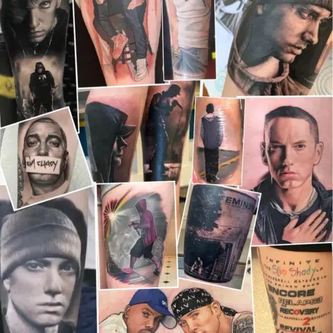 What tattoos does Eminem have on his back? What do they mean to him? - Quora