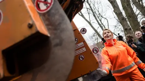 Till Rimmele/Getty Images GermanWomen's Minister Franziska Giffey marks Women's Day, Berlin, 2019