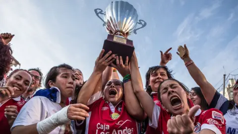 Alex Walker Chile's women won the world cup in their home country in 2014