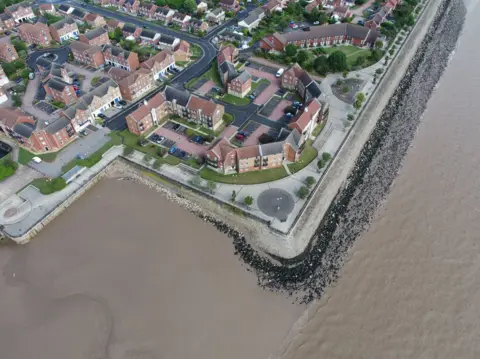 Environment Agency Aerial shot of a part of Victoria Dock