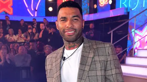 PA Jermaine Pennant outside the Celebrity Big Brother House on 16 August 2018