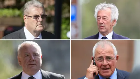 PA Graham Mackrell, Alan Foster, Donald Denton, Peter Metcalf