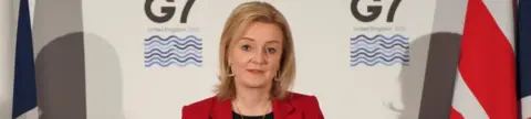 Getty Images Liz Truss speaking