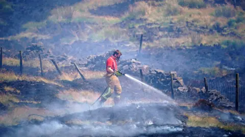 Getty Images Winter Hill Fire