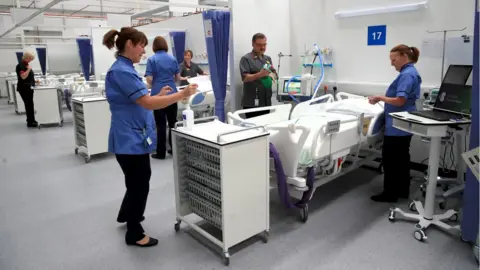 PA Media Sunderland's Nightingale Hospital has 460 beds