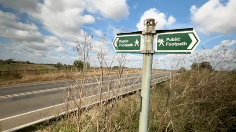  DJ McLaren/BBC  The A1123 at Stretham in Cambridgeshire 