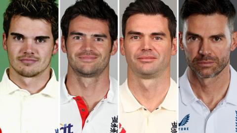 James Anderson through the years