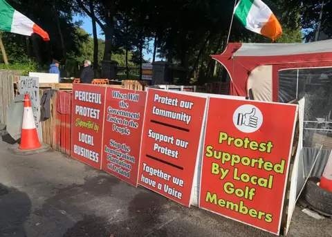  Peaceful protestation  supported by section  business; When volition  the authorities  perceive  to the people, Stop the migration  plantation of Ireland; Protect our assemblage  enactment    our protestation  unneurotic  we person  a voice; Protest supported by section  play  members 