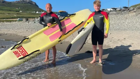 RNLI/Anya Walton Tom and Cai Owen