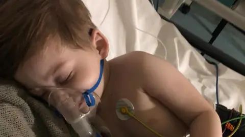 BBC Louis in hospital