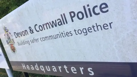 BBC Devon and Cornwall Police HQ sign