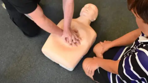 KSS Air Ambulance CPR training