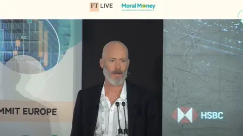 Financial Times Limited Stuart Kirk speaking at the FT Moral Money Summit
