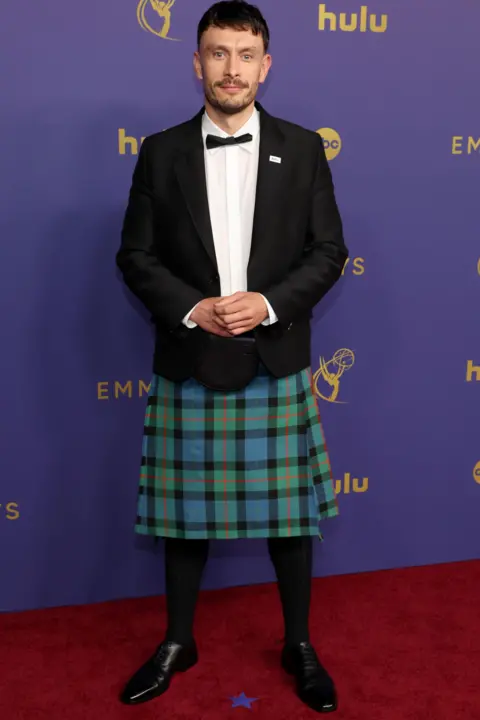 Getty Images Richard Gadd attends the 76th Primetime Emmy Awards astatine  Peacock Theater connected  September 15, 2024 successful  Los Angeles, California