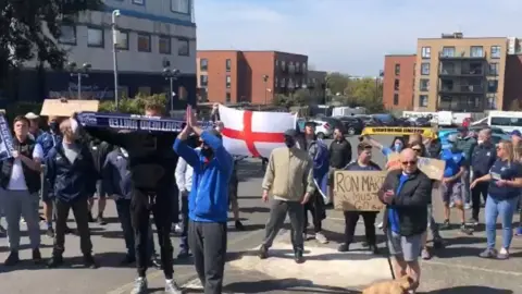 BBC Protests at Southend United
