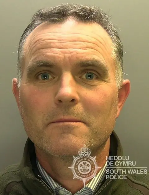 South Wales Police Richard Evan Rhys Williams mugshot