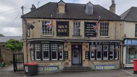 The Black Horse pub in Chippenham