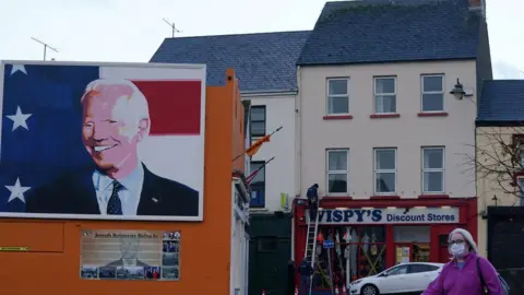 REUTERS/Clodagh Kilcoyne Joe Biden mural