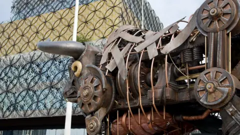 BBC Birmingham Commonwealth Games bull in Centenary Square