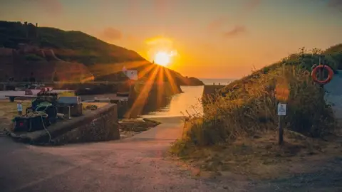 Ceri Block Sunset at Porthgain