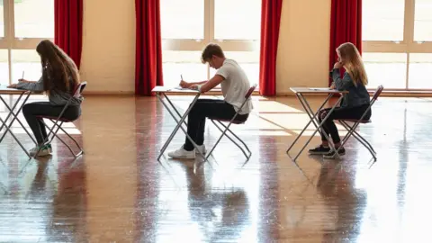 Getty Images Children sitting exams