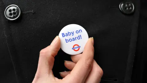 PA A baby on board badge
