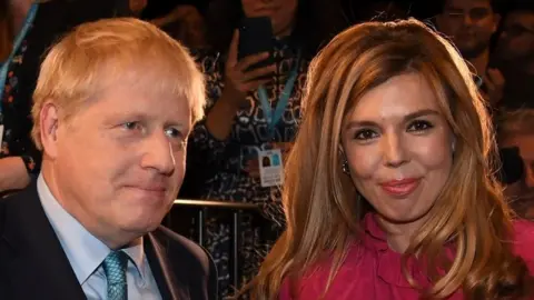 Getty Images Boris Johnson and Carrie Symonds