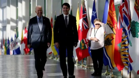 Google Joe Biden and Justin Trudeau