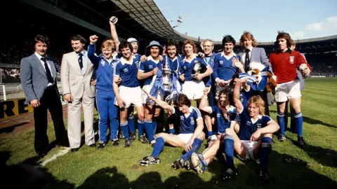 Getty Images Ipswich Town enjoyed FA Cup success with Sir Bobby as manager in 1978