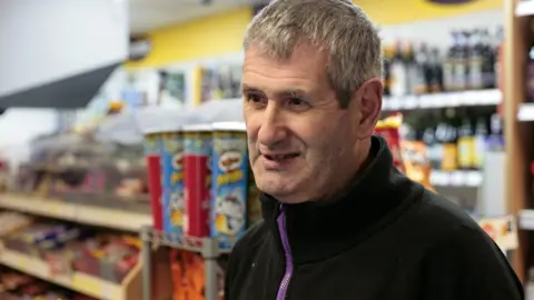 John Parkinson, shop owner, Penrhyn Bay