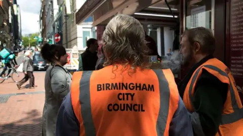 Getty Images Council worker