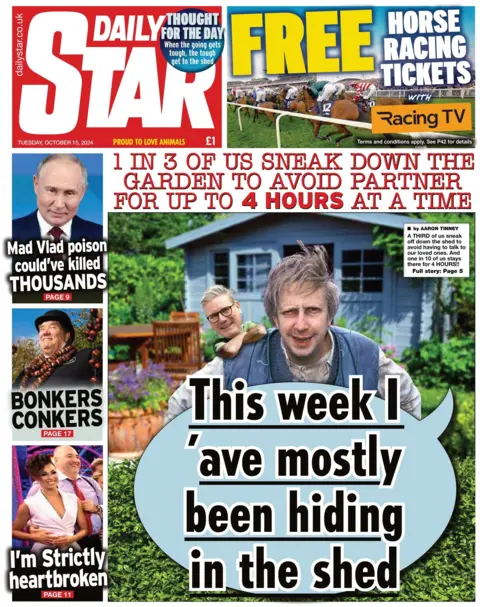 The Daily Star's front page