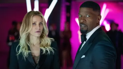 John Wilson/Netflix Cameron Diaz and Jamie Foxx in Back in Action