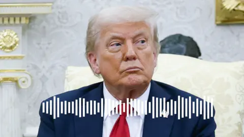 Donald Trump sitting on a yellow chair in the oval office.