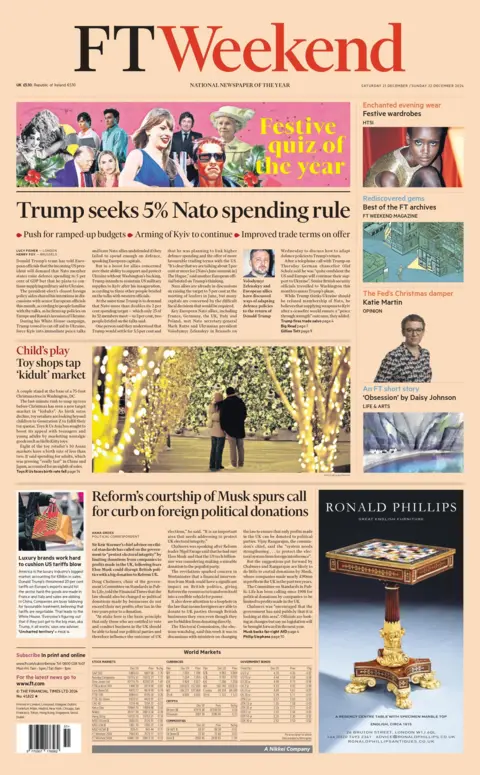 The FT front page