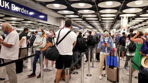 Reuters Airport queue