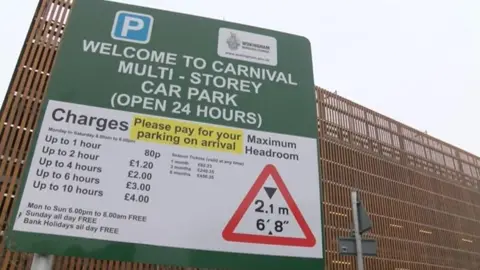 Carnival Pool car park