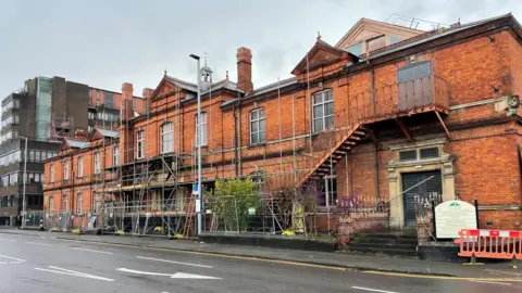 Swindon Borough Council Outside of the Hydro Building in Swindon