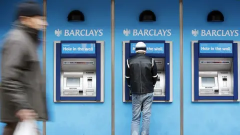 Getty Images Barclays cash machines