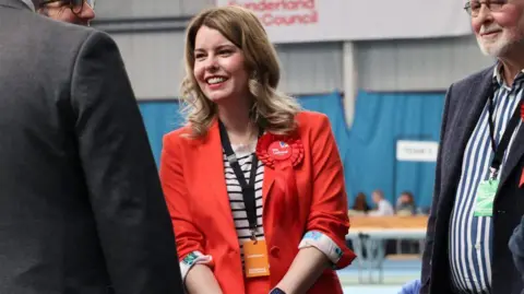 North News and Pictures Kim McGuinness at the count in Sunderland 