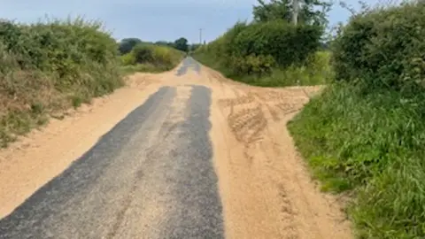 James Mallinder Broken road from Deben Peninsular