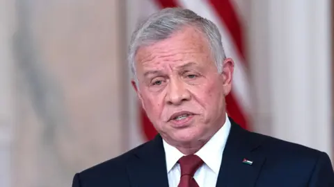 Head shot of King Abdullah II of Jordan 