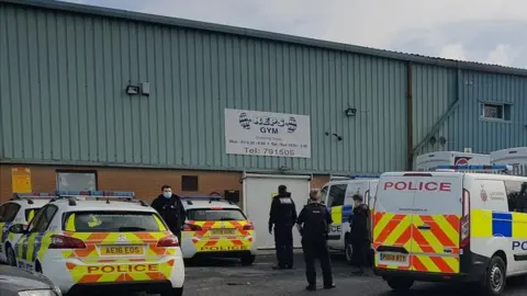 Lancashire Police Preston gym raid