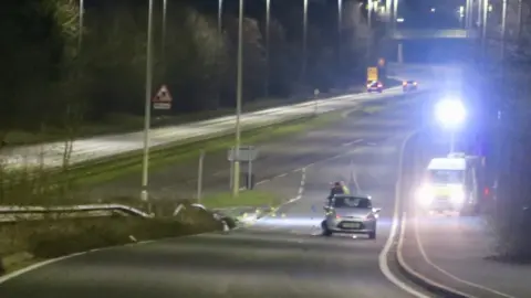 Leicester Media Scene of crash