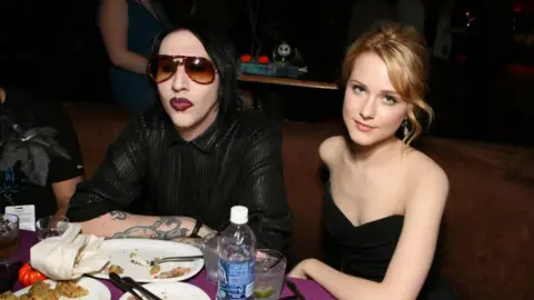 Getty Images Marilyn Manson and Evan Rachel Wood