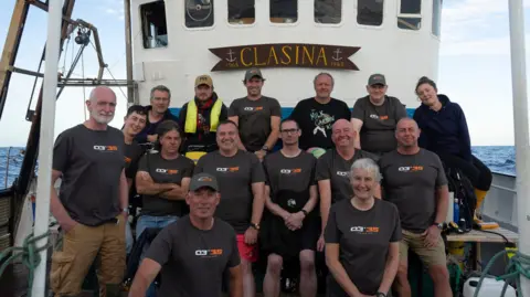 Lost in Waters Deep The crew of the vessel Clarisa on board the boat