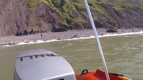 RNLI Beach near Minehead, Somerset